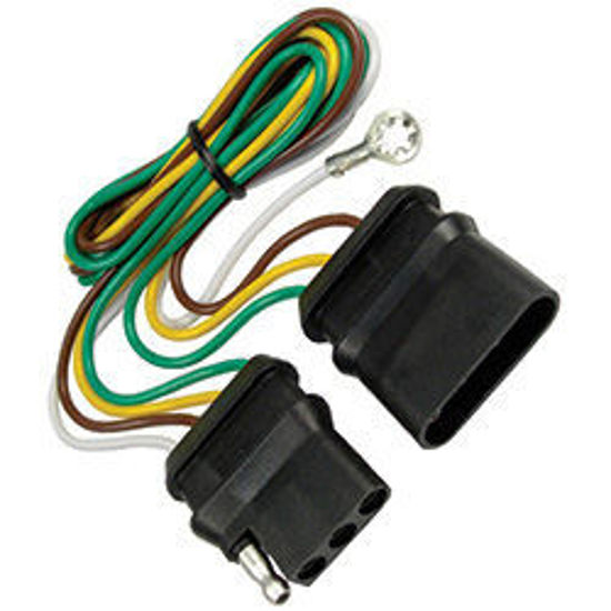 Picture of PICO | 7710-11 | 18 AWG 4' 4 Pin Extension with Lead Wire Trailer Connector